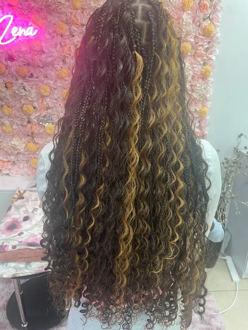 Wig and braid styling at Zena's Hair & Beauty Lounge — photo 1