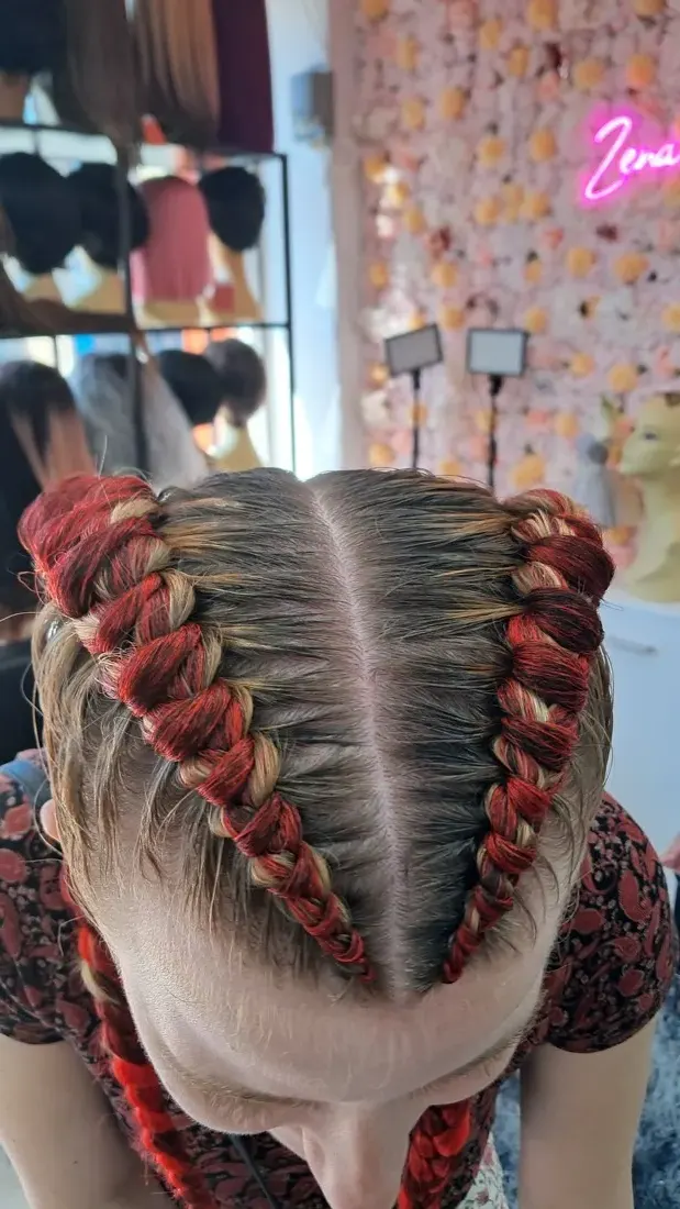 Wig and braid styling at Zena's Hair & Beauty Lounge — photo 5