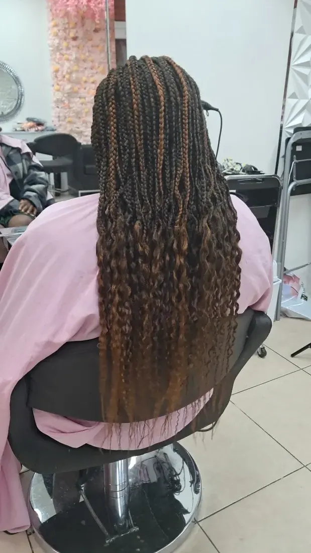 Wig and braid styling at Zena's Hair & Beauty Lounge — photo 9